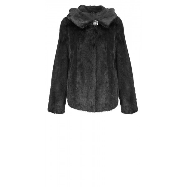 Полупальто из меха норки